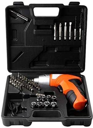 FosCadit Cordless Screwdriver Drill Driver Bits Set Rechargeable Electric Tool Pistol Grip Drill
