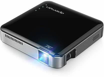 Apeman Mini Video Projector Dlp Pocket Led Portable Built-In Battery Support (2400 lm) Portable Projector