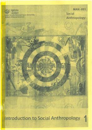 IGNOU Anthropology Notes 4 Books Printed
