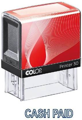 colop CASH PAID STAMP SELF INK