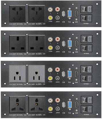 audiovan Multimedia AV Wall Face Plate with HDMI Connector Media Streaming Device