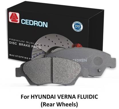 Cedron CD-126 Rear Brake pads for Verna Fluidic (Rear Wheels) Vehicle Disc Pad