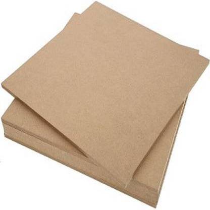 Decor 5.5 mm MDF Board sheet ( 8 x 8 Inch) 6 Pcs Hardboard Sheets for Art and Crafts