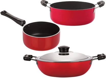 NIRLON DKD(B)_SP(B)_CS22 Non-Stick Coated Cookware Set