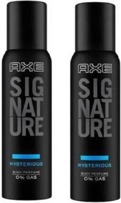 AXE Signature Mysterious Perfume 122ML PACK OF 2 Deodorant Spray  -  For Men