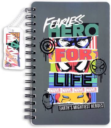 Doodle Avengers Tag Notebook A5 Notebook Ruled 160 Pages