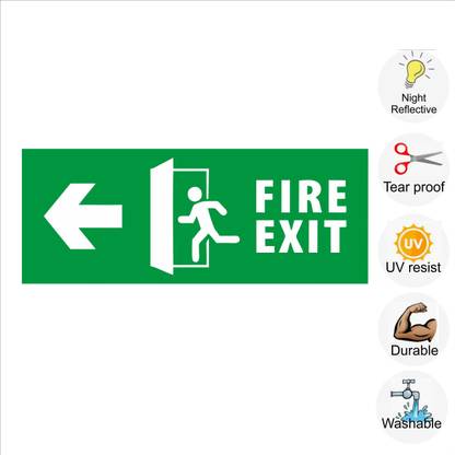 pilot18 FIRE EXIT Emergency Sign