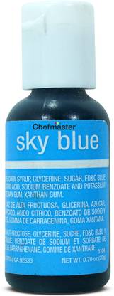 Chefmaster Liqua- Gel (Sky Blue), .70 Oz 20ml Blue