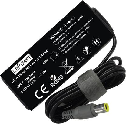 Lapower T61 T61P 20V 3.25A 65W 65 W Adapter  (Power Cord Included) 65 W Adapter