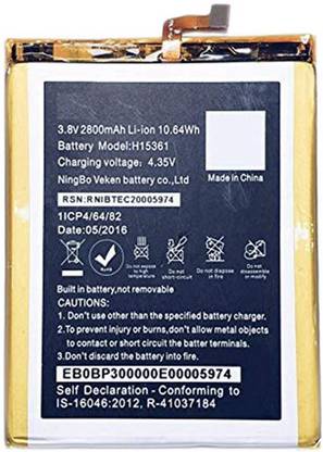 SYSTENE Mobile Battery For  LYF Water 9 LS-5509 H15361(Full 2800mAh capacity)-TESTED