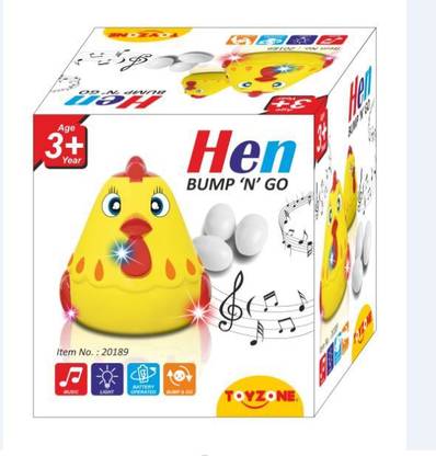 Toyzone Hen Bump 'N' Go Battery Operated Toy