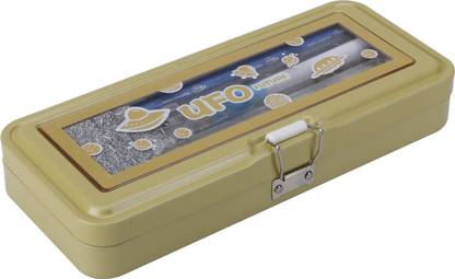 QIPS UFO FUTURE UFO FUTURE Art Metal Pencil Box