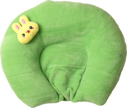 CLASORA Microfibre Solid Baby Pillow Pack of 1