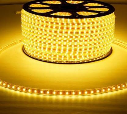flying india 600 LEDs 5 m Yellow Steady Strip Rice Lights