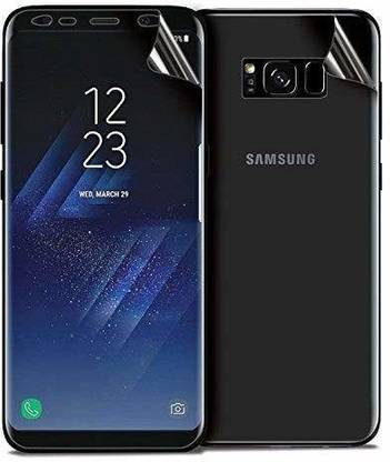 Casesily Front and Back Screen Guard for Samsung Galaxy S8 Edge to Edge Soft Gel Nano Screen Protector (Not Tempered Glass)