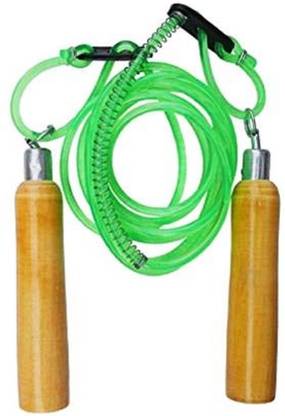 Planet of Toys Premium Quality Wooden adjustable Skipping Rope / Jumping Rope Freestyle Skipping Rope