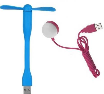 Flipkart SmartBuy Combo of Emergency, Portable USB Wired Magnetic Bulb + USB FAN Led Light, USB Fan