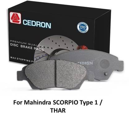 Cedron CD-31 Front Brake pads for Thar / Scorpio (type 1) Vehicle Disc Pad
