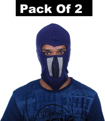 IM UNIQUE Blue Helmet Skull Cap for Men & Women