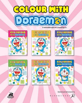 Colour with Doraemon (6 Pack)