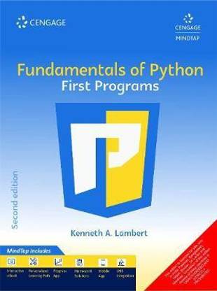 Fundamentals of Python First Programs with Mindtap