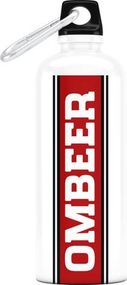 Go Local Me Red Band Name Bottle -Ombeer 750 ml Steel Bottle