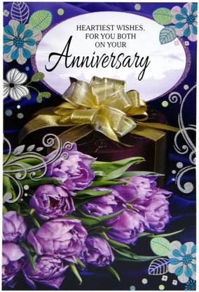 GIFTICS Happy Wedding Anniversary Greeting Card