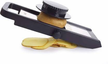 VEERA ZONE Creation Potato Slicer for Chips Vegetable & Fruit Cutter Slicer, Black/Silver Potato Slicer (1 Potato Slicer) Vegetable & Fruit Slicer