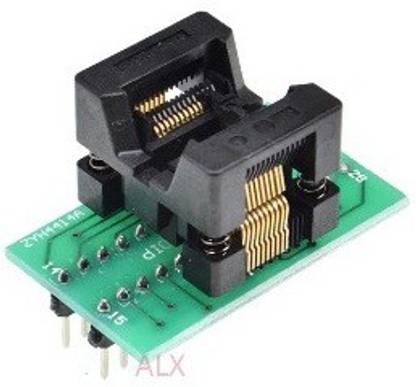 EMERGING TECHNOLOGIES SSOP20 TSSOP20 TO DIP20 programmer adapter socket TSSOP TO DIP CONVERTER test chip IC ots-20(28)-0.65-01 FOR 0.65MM PITCH Electronic Components Electronic Hobby Kit