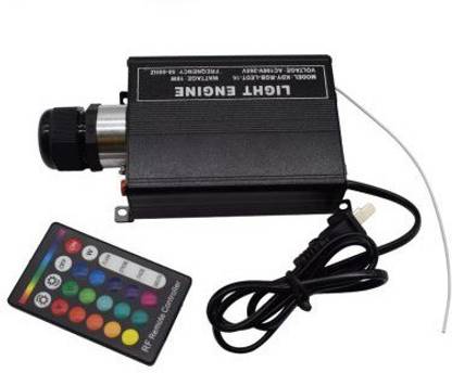 EMERGING TECHNOLOGIES Light Engine 16W -Optical Fiber Cable light with remote Red Green Blue (RGB) kdy-rgb-ledT-16 Electronic Components Electronic Hobby Kit