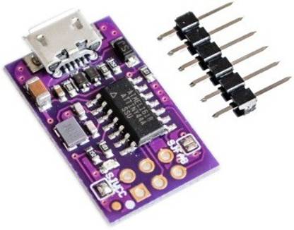 EMERGING TECHNOLOGIES 5V Micro USB Tiny AVR ISP ATtiny44 USBTinyISP Programmer Module For Arduino Bootloader ISP Microcontroller ATTiny45 ATTiny85 Electronic Components Electronic Hobby Kit