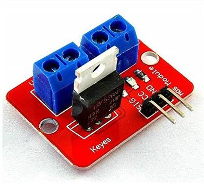 EMERGING TECHNOLOGIES IRF520 MOSFET Driver Module 0-24V Top Mosfet Button IRF520 MOS Driver Module For MCU ARM circuit for Arduino Raspberry pi Electronic Components Electronic Hobby Kit