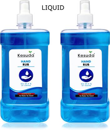 KESUDA 2 Pcs 1L  MIST Spray (1L+1L) Hand Rub Pump Dispenser
