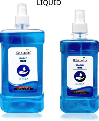 KESUDA 1L  MIST Spray with 500ml MIST  Spray (1L+500ml) Hand Rub Pump Dispenser