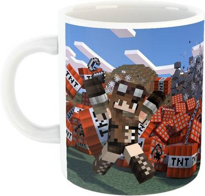 CreateCraft minecraft TNT all over printed Ceramic Coffee (330) Ceramic Coffee Mug