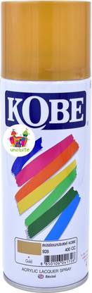 उनोबिटे Spray Paint for Decoration and DIY Crafts 400ML, (Gold)