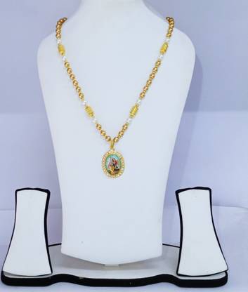 teeksha creations SWAGAT MALA Plastic, Alloy Locket Set