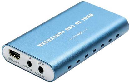 See Good 4k HDMI to USB 3.0 Video Capture Device HD 1080P HDMI Input+HDMI Output+USB3.0 Capture+Audio Extraction Media Streaming Device