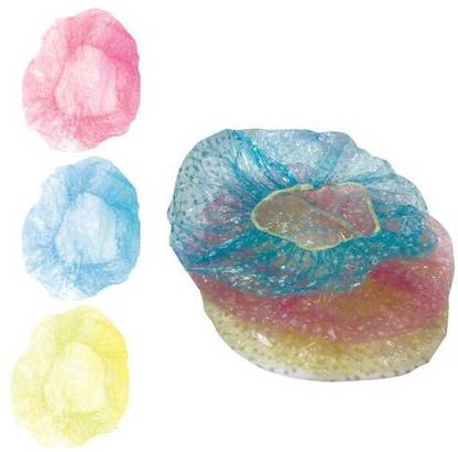 ROYAL BTY Waterproof Shower cap (PACK OF 3) reusable