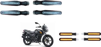 AutoVHPR Front, Rear LED Indicator Light for TVS Flame SR125