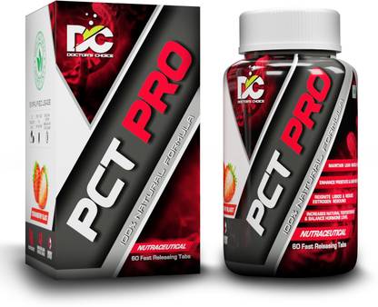DOCTOR'S CHOICE PCT PRO All-in-One | Detox | Testosterone Booster | Post Cycle Therapy- 60 Tablets