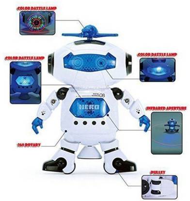 Haulsale Musical Dancing Robot Toy for Kids with Flashing Lights & Sounds633