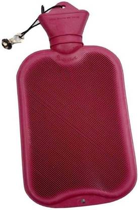 MEZIRE Hot Water Bottle Heating Pad Non Electric Rubber 1 L Hot Water Bag Non Electric Water Bag 1 L Hot Water Bag