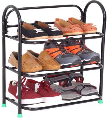 RAJ Sturdy SmartBuy 3 Shelfs Metal Shoe Stand