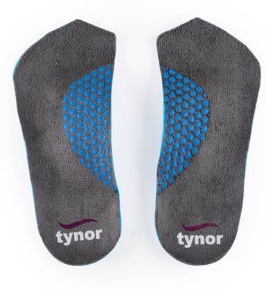 TYNOR Medial Arch Orthosis, Grey, Small, Pack of 2 Foot Support