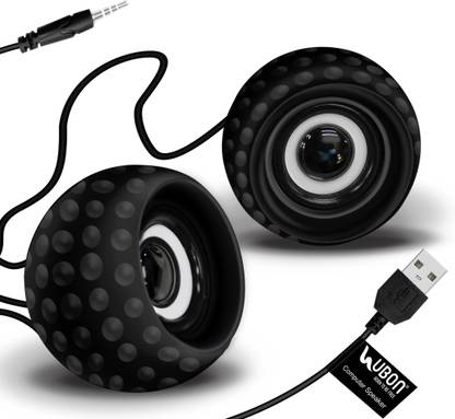 Ubon GSP-100A Mini Multimedia Computer 3W*2 with 3.5mm AUX | USB Powered 10 W Laptop/Desktop Speaker