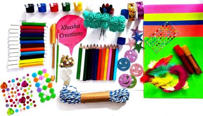 KHUSHA CREATIONS Decorative Material Kit / Art and Craft Kit / Craft Material kit / Craft Hobby