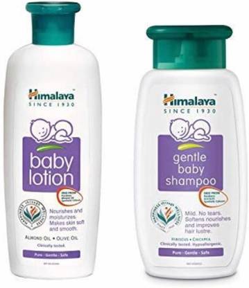 HIMALAYA Baby shampoo(200ml), Baby Lotion(200ml)