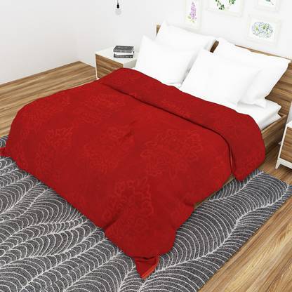 One Cliq Shoppe Motifs Double Mink Blanket for  Heavy Winter