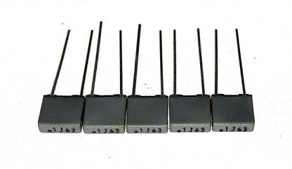 RISARYA 0.1uF/100nF/104/63V,5PCS,METALLIZED POLYSTER FILM CAPACITOR(BOX TYPE) Mica Capacitor